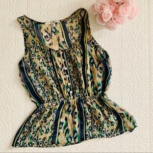 Boho Peplum Top